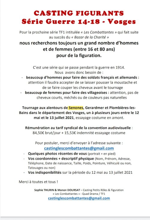 CASTING SERIE TF1